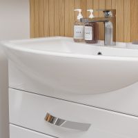 Тумба под раковину Volna Onda 60.2Y tnONDA60.2Y-01 Белая — фото 5, Тумбы под раковину