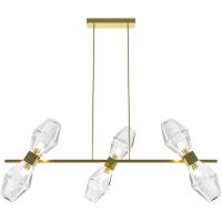 Подвесной светильник Maytoni Modern Cocktail time MOD325PL-06G Прозрачный Золото — фото 1, Подвесные светильники