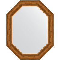 Зеркало Evoform Polygon 99х79 BY 7216 в багетной раме - Травленая бронза 99 мм — фото 1, Мебель для ванной