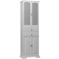 Шкаф пенал Opadiris Риспекто 60 00-00005843 Белый матовый — фото 1, Мебель для ванной