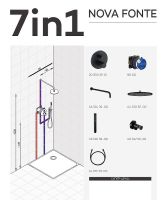 Товар: Душевая система Kludi Nova Fonte 208313915 с термостатом Черная матовая - фото 10 Душевая система Kludi Nova Fonte 208313915 с термостатом Черная матовая — фото 10, Душевое оборудование. Душевая программа