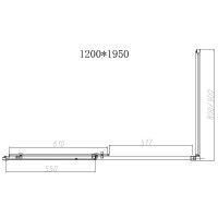 Товар: Душевой уголок Vincea Slim-N 120x90 VSR-4SN9012CGB профиль Черный стекло тонированное - фото 7 Душевой уголок Vincea Slim-N 120x90 VSR-4SN9012CGB профиль Черный стекло тонированное — фото 7, Прямоугольные душевые уголки