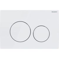 Клавиша смыва Geberit Delta20 115.127.11.1 Альпийский белый — фото 1, Кнопки смыва