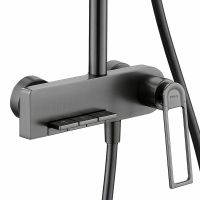 Товар: Душевая система Black&White Universe UK9900MG 9900MG Gun Metal - фото 3 Душевая система Black&White Universe UK9900MG 9900MG Gun Metal — фото 3, Душевое оборудование. Душевая программа