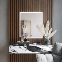 Зеркало Bond Cube 70x80 M44ZE-7080 с подсветкой с сенсорным выключателем — фото 7, Мебель для ванной