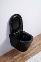 Унитаз Esbano Clavel ESUPCLAVB подвесной Черный глянцевый с сиденьем Микролифт — фото 7, Унитазы