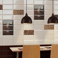 Керамическая плитка Absolut Keramika Monocolor Biselado Brillo Cava настенная 10х30 см — фото 2, Керамическая плитка