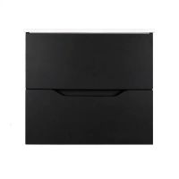 Тумба с раковиной Orange Li-60Tub+Ra подвесная Черная матовая — фото 6, Тумбы с раковиной