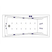 Акриловая ванна Excellent Palace 170x75 WAEX.PAL17.ULTRA.CR с гидромассажем — фото 9, Ванны