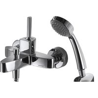 Смеситель для ванны Bravat Spring F679113C-B Хром — фото 1, Смеситель для ванны