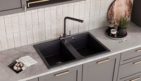 Кухонная мойка Ulgran Classic U-608-309 Темно-серая — фото 2, Кухонные мойки