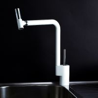 Смеситель для кухни Webert Kitchen 360 TS920302744 Белый матовый Хром — фото 2, Смесители для кухни