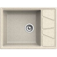 Кухонная мойка GranFest Vertex GF-V-680L Бежевая — фото 2, Кухонные мойки