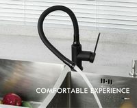 Смеситель для кухни Frap H67-6 F4067-6 Черный матовый — фото 8, Смесители для кухни