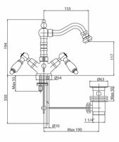 Товар: Смеситель для биде Cezares First FIRST-BS2-01-M Хром - фото 2 Смеситель для биде Cezares First FIRST-BS2-01-M Хром — фото 2, Смесители для биде
