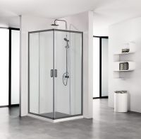 Товар: Душевой уголок Aquatek 100х100 AQ ARI KV 10020BL профиль Черный стекло прозрачное - фото 2 Душевой уголок Aquatek 100х100 AQ ARI KV 10020BL профиль Черный стекло прозрачное — фото 2, Квадратные душевые уголки