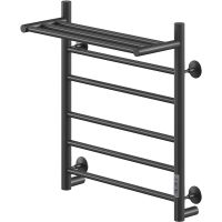 Товар: Электрический полотенцесушитель Ника Way-2 60/50 U с полкой Черный матовый - фото 1 Электрический полотенцесушитель Ника Way-2 60/50 U с полкой Черный матовый — фото 1, Электрические полотенцесушители