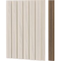 Рейка завершающая для реечной панели Ликорн РП-1.П.16.2800 орех американский 2800x41x16 мм — фото 2, Панели