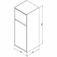 Товар: Шкаф пенал Aquanet Милан 35 306376 подвесной Черный глянец - фото 7 Шкаф пенал Aquanet Милан 35 306376 подвесной Черный глянец — фото 7, Пеналы для ванной комнаты