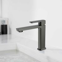 Смеситель для раковины Vincea Next Вороненая сталь арт-VBF-1N1GM — фото 2, Смесители для раковины