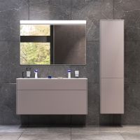 Тумба под раковину AM.PM Inspire V2.0 120 M50AFHX1203EGM подвесная Серая матовая — фото 8, Тумбы под раковину