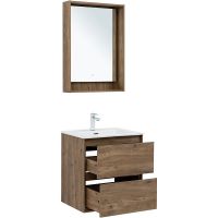 Товар: Тумба под раковину Aquanet Милан 60 336377 подвесная Дуб рустикальный - фото 11 Тумба под раковину Aquanet Милан 60 336377 подвесная Дуб рустикальный — фото 11, Мебель для ванной