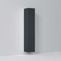 Товар: Шкаф пенал AM.PM Gem 30 R M90CHR0306GM подвесной Графит матовый - фото 2 Шкаф пенал AM.PM Gem 30 R M90CHR0306GM подвесной Графит матовый — фото 2, Пеналы для ванной комнаты