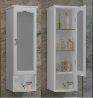 Подвесной шкаф Opadiris Риспекто 30 R 00-00006082 Белый матовый — фото 4, Мебель для ванной