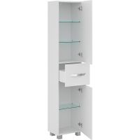 Шкаф пенал Volna Onda 40 pnONDA40-01 Белый — фото 2, Пеналы для ванной комнаты