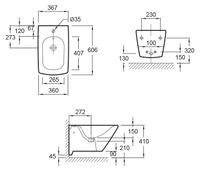 Товар: Биде Jacob Delafon Escale E1298-00 подвесное Белое - фото 4 Биде Jacob Delafon Escale E1298-00 подвесное Белое — фото 4, Биде подвесные