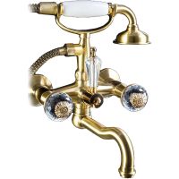 Смеситель для ванны Boheme Flora 313-FL Бронза — фото 1, Смесители