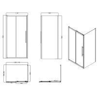 Товар: Душевой уголок Esbano Flex 110x90 ESOGF119PSC профиль Хром стекло прозрачное - фото 10 Душевой уголок Esbano Flex 110x90 ESOGF119PSC профиль Хром стекло прозрачное — фото 10, Душевые уголки