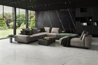 Керамогранит Artcer Marble Nero White Poli 903 60х120 см — фото 9, Керамогранит