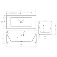 Товар: Ванна из искусственного камня Abber Stein 170x75 AS9602 без гидромассажа - фото 3 Ванна из искусственного камня Abber Stein 170x75 AS9602 без гидромассажа — фото 3, Ванны из искусственного камня
