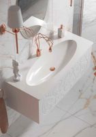 Тумба под раковину Clarberg Elegance 100 EL0110 подвесная Белая — фото 4, Тумбы под раковину