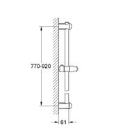 Душевая штанга Grohe Euphoria 27500000 Хром — фото 4, Штанги для душа