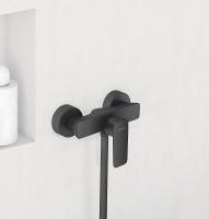 Товар: Смеситель для душа Kludi Pure Style 408413975 Черный матовый - фото 2 Смеситель для душа Kludi Pure Style 408413975 Черный матовый — фото 2, Смесители