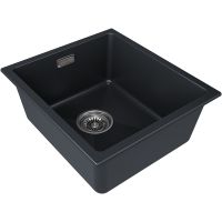 Кухонная мойка Paulmark Lumi 41 UNI LU41-AN Антрацит — фото 2, Кухонные мойки