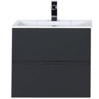 Комплект мебели для ванной Aquanet Алвита 60 184576 подвесной Серый антрацит — фото 2, Комплекты мебели для ванной