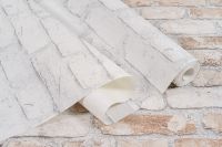 Обои Артекс Selena 10830-01 Винил на флизелине (1,06*10,05) Белый, Кирпич — фото 2, Обои для стен