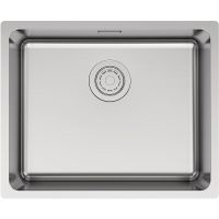 Кухонная мойка Paulmark Yuni 54 Uni YU54-BS Брашированная нержавеющая сталь — фото 1, Кухонные мойки