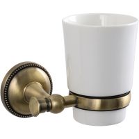 Стакан для зубных щеток Grampus Alfa GR-9506 Бронза — фото 1, Стаканы для зубных щеток