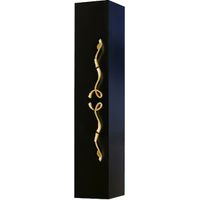 Шкаф пенал Clarberg Due amanti 25 DUE0525BLK Черный без ручек — фото 1, Пеналы для ванной комнаты