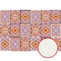 Фреска Ortograf Misto 33226 Фактура флок FLK Флизелин (4*2,7) Оранжевый/Розовый, Абстракция арт-33226 (флок FLK) — фото 1, Фрески