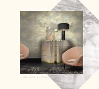 Обои Decori-Decori Carrara 2 83667 Винил на флизелине (1,06*10,05) Серый/Бежевый, Мрамор — фото 2, Обои для стен