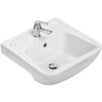 Раковина Santek Лонги 45 1WH501753 Белая — фото 1, Раковины подвесные