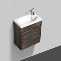 Тумба под раковину BelBagno Pietra Mini 46 подвесная Stone арт-PIETRA MINI-460-1A-SO-PT-R — фото 1, Тумбы под раковину