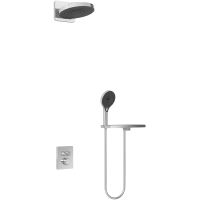 Душевая система Vincea Inspire VSFW-3I21MT1RCH с термостатом Хром — фото 1, Встраиваемые душевые комплекты