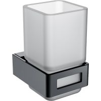 Стакан для зубных щеток Boheme Q 10944-SGM Оружейная сталь глянцевая — фото 1, Мыльницы