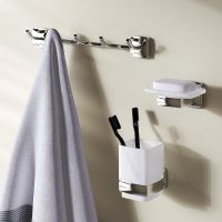 Набор аксессуаров для ванной AM.PM Gem AK90B1603W Хром — фото 2, Наборы аксессуаров для ванной комнаты